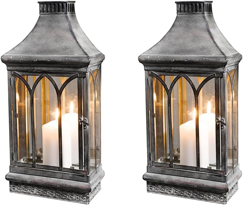 2 Large Farmhouse Wall Candle Sconces
