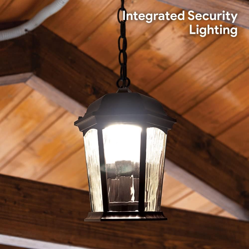 Bronze Flickering Flame Hanging Lantern