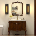 2 Black Industrial Wall Sconces