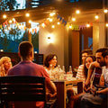 100FT Dimmable G40 Globe Patio String Lights