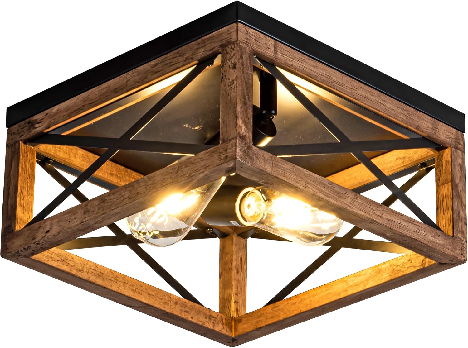2-Light Farmhouse Ceiling Light