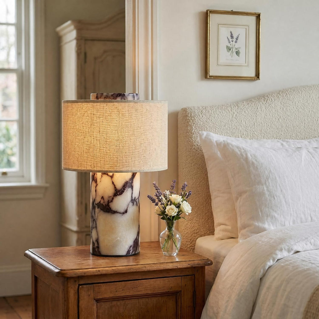 Marble Cordless Touch Table Lamp
