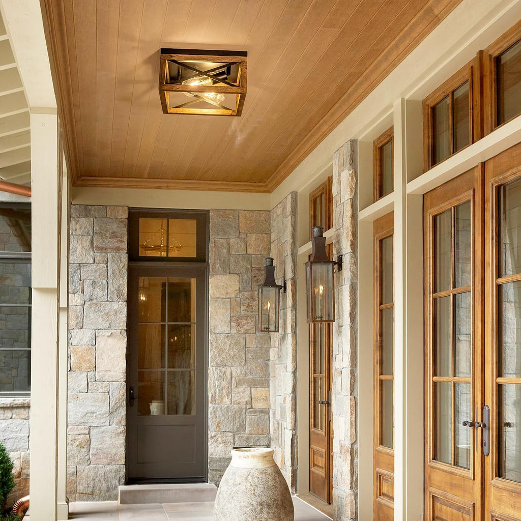 2-Light Farmhouse Ceiling Light
