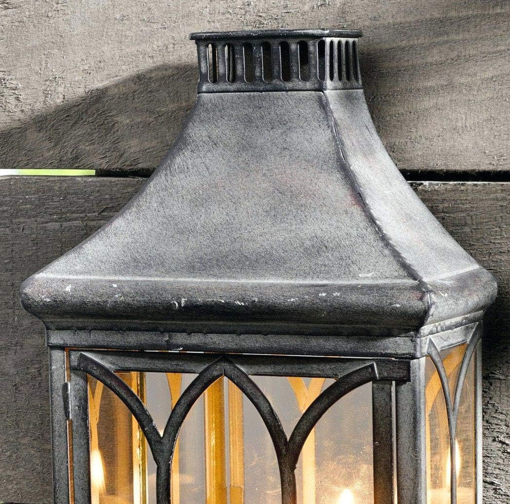 2 Large Farmhouse Wall Candle Sconces
