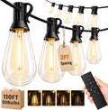 110FT Dimmable LED Outdoor Globe String Lights